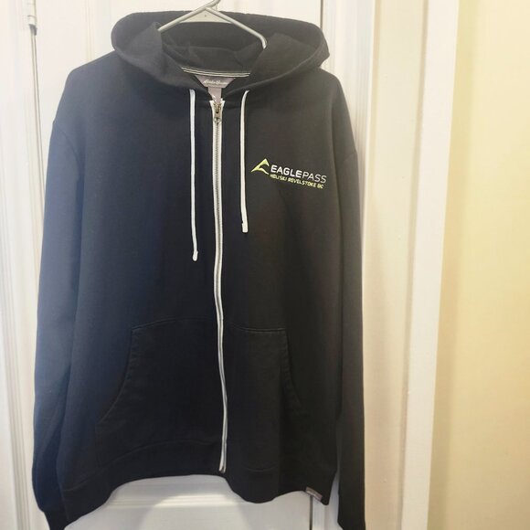 Eddie Bauer Eagle Pass Heliskiing Revelstoke BC CANADA Zip-Up Hoodie (Men’s XL). - Picture 3 of 7